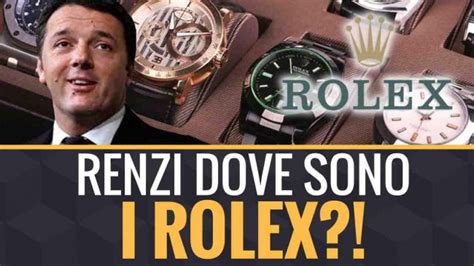 rolex matteo renzi|Rolex Takes Aim at Matteo Renzi, Angelino Alfano .